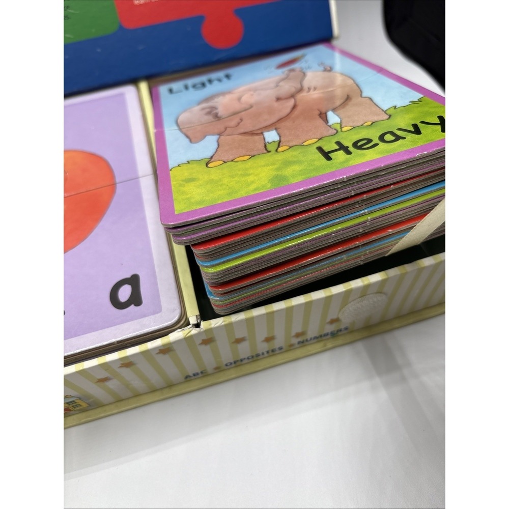 Easy Learning‎ Flashcard Puzzles Language & Math Fun Learning! Pre- Owned - Picture 6 of 10